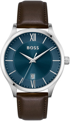 BOSS ELITE Hugo Boss Flite Qtz Basic Blue Round Dial Men's Watch / Analog Watch  - For Men