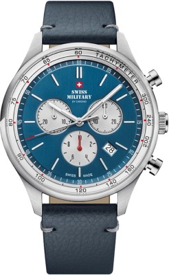 Swiss Military by Chrono SM34081.08 Swiss Made Blue Dial Chronograph Analog Watch  - For Men