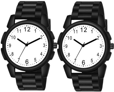 SUBERA Couple Combo Rubber strap 2 combo watch Analog Watch  - For Men