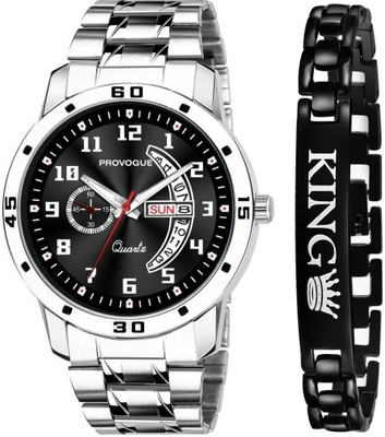 PROVOGUE Stylish Day And Date Functioning High Quality Analog Watch  - For Men