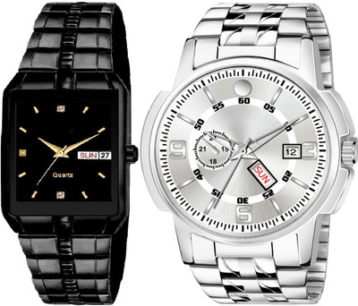 Caihong Black-Case-SLV-10 Analog Watch  - For Men