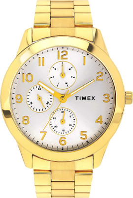 TIMEX TWEG18524 Silver Round Dial Quartz Analog Watch  - For Men