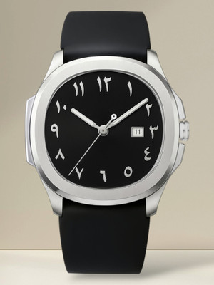 Zivaal Arabic watch Arabic aura black watch Date Display Analog Watch  - For Men & Women