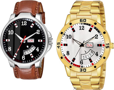 Caihong BRN-7-AND-GOLD-8 Analog Watch  - For Men