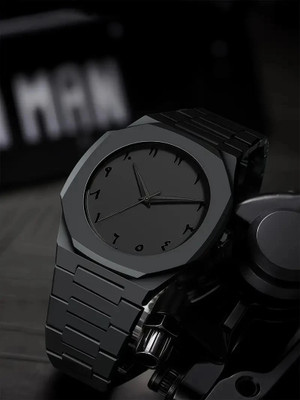 CERO Arabic Dial Polycarbonate Lightweight Black Plastic Strap Analog Watch  - For Boys & Girls