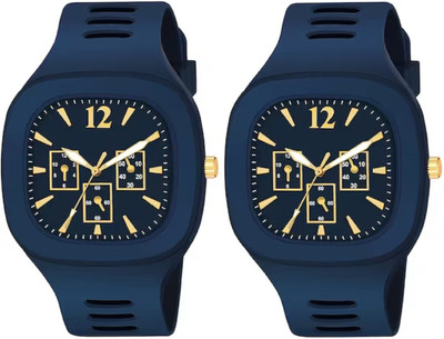 Wolcentra Square Dial Silicone Strap Gift Watch For Boys Skz-046 Analog Watch  - For Men