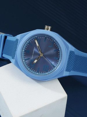 French Connection DIALIX DIALIX Circular Brush Blue Dial | Analog Watch for Men's Analog Watch  - For Men