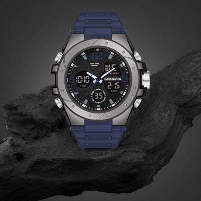 Carlington CT 9105 Black Endurance Series Analog-Digital Watch  - For Men