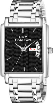 Hmt Fashion Wrist Watch WRIST WATCH ANALOG DAY AND DATE BLACK DIAL WATCH FOR MEN S1506B Analog Watch  - For Men