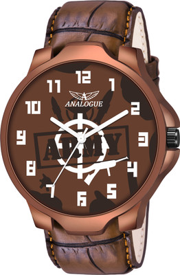 ANALOGUE Camouflage | Army | Military | Synthetic Leather | 1 Year Warranty | Men Analog Watch  - For Boys