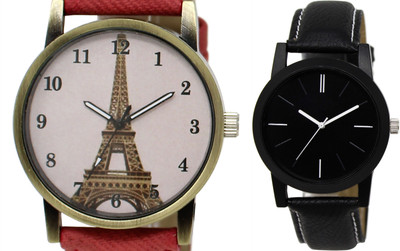 TVILLA Black Professional Look MZ-LR05 Analog Watch  - For Men & Women