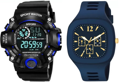 Tarido Analog Watch BLUE_BLACK_SW_721 Analog-Digital Watch  - For Men