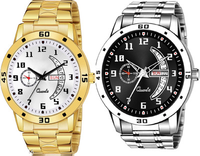 Caihong GOLD-19-AND-SLV-1 Analog Watch  - For Men