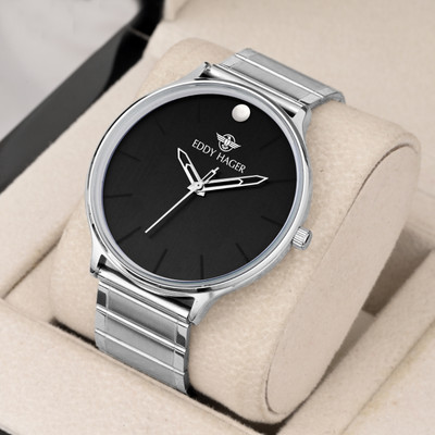 EDDY HAGER EH-287-Black Big Dial Analog Watch  - For Men
