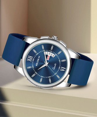 KILLER KR-883SBI05 KILLER Designer Blue Round Dial Day & Date Men's & Boy's Analog Watch  - For Men