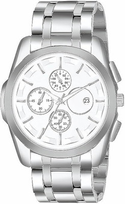 EVRGLOW Mens Chronograph Analog Wrist Watch Men Stainless steel strap Analog Watch Analog Watch  - For Men