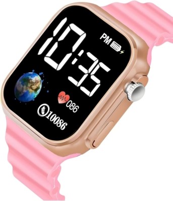 JMDEnterprises Jmdenterprises pink digital watch fashion New trending ultra led watch square digital Digital Watch  - For Boys & Girls