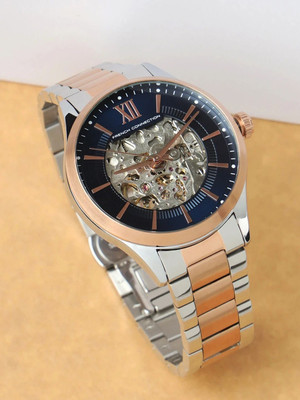 French Connection Blue Textured Dial | Automatic Watch For Men's | FCA10RTM Analog Watch  - For Men