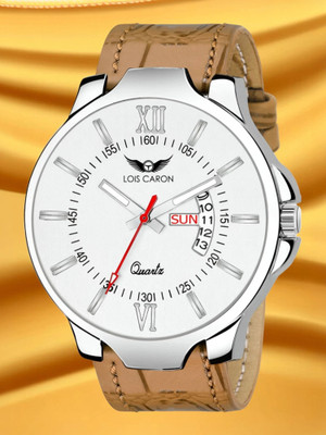 LOIS CARON LCS-4116 Croco Strap Trending Day & Date Functioning For Boys Analog Watch  - For Men
