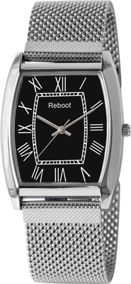 Reboot Exclusive 126Zed Black Roman Figure Dial With Shaffer Adjustable Chain Analog Watch  - For Men