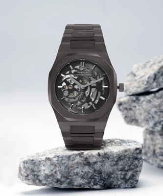 French Connection FCA01-2 Automatic Watch for Men | Grey Dial | Classic & Premium Design Analog Watch  - For Men