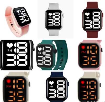 MVS LED Square | Big Digits | Digital Dial Watch | For Boys & Girls (Random Color) Digital Watch  - For Boys & Girls