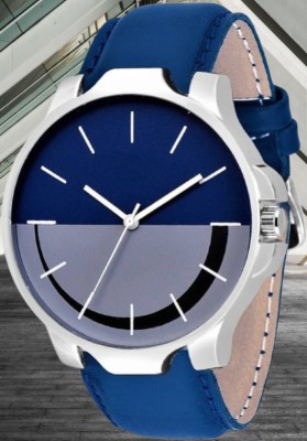 house of common EROTIC-003 New Trending Antique Blue Leather strap Watch For Men Analog Watch  - For Men