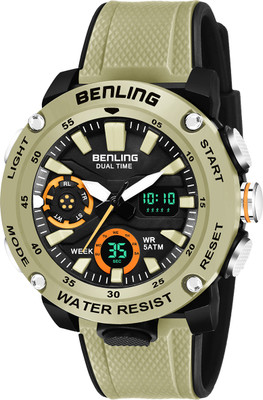 Benling Ana-Digital Multifunctional Watch for Boys | Men Luminous Light | Alarm Clock | Day Display | Date Display Analog-Digital Watch  - For Men