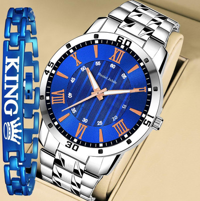 EVRGLOW KING-BLACK-RB-02 NO Analog Watch  - For Men