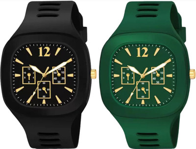 FADISO Addy Combo (Pack of 2) Analog Sports Exclusive Collection Analog Watch  - For Men
