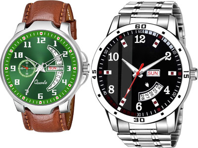 Caihong BRN-6-AND-SLV-7 Analog Watch  - For Men