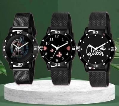 SUBERA Couple Combo girls watch combo Analog Watch  - For Girls