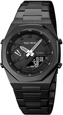 TICK TRYST TT-D1 TICK TRYST Analog-Digital Dual-Display Stylish Hybrid Sports Watch for Men's Analog-Digital Watch  - For Men