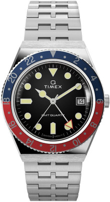 TIMEX TW2V38000UJ Q Timex Black Round Dial Analog Watch  - For Men