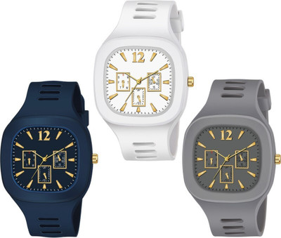 Timekick Creation Casual Look Partywear Analog Watch Smart Look Beautiful Analog Watch Combo Pack For Men And Boys Analog Watch  - For Men & Women