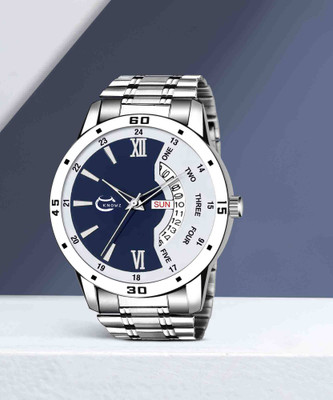 KNOWZ Day & Date Functioning, Stainless Steel Strap Analog Watch for Men Day & Date Functioning, Stainless Steel Strap Analog Watch for Men Analog Watch  - For Men