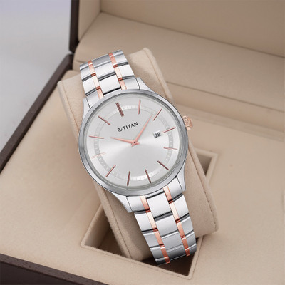 Titan NQ90142KM01 Classique Slim Analog Watch  - For Men