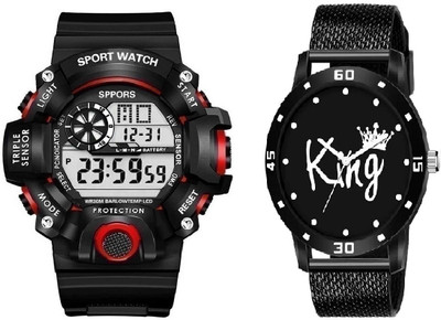 VISER Analog-Digital Watch  - For Couple