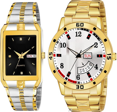 Caihong TT-Black-Gold-8 Analog Watch  - For Men