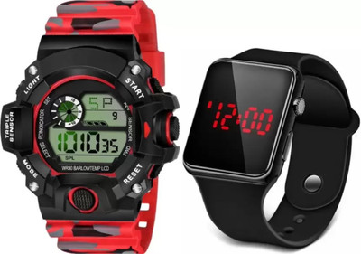 KIMY WA-ARMY 122023 KIMY digital & Analog Combo watches for men & boys silicone straps & round dial Digital Watch  - For Men