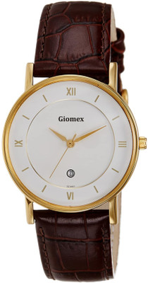 Giomex 9162 Gold Premium Addition Analog Watch  - For Men