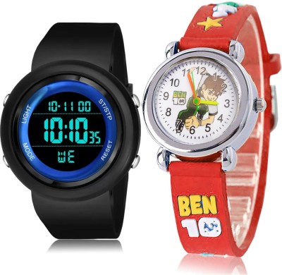 TIMOXIDE DG55-BK118 Analog-Digital Watch  - For Boys