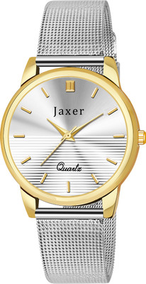 Jaxer JXRW2570 Silver Dial Mesh Steel Chain Analog Watch  - For Women