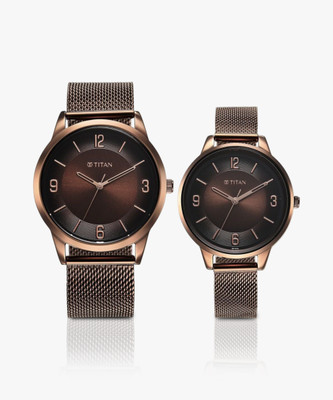 Titan Pair Bandhan Analog Watch  - For Men & Women