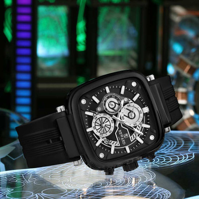 Reward Black Color Analog Watch For Men Analog Watch  - For Men