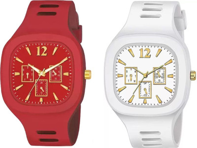 Glowme Miller Stylish Mens Combo Analog Watch  - For Men