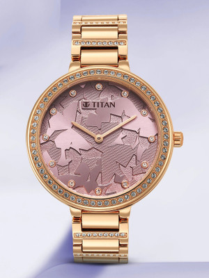 Titan Purple Glitz Purple Glitz Analog Watch  - For Women