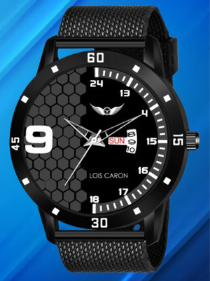LOIS CARON LCS-8260 TRENDING DAY & DATE FUNCTIONING WATCH Analog Watch  - For Men