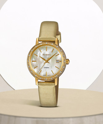 CASIO SHE-4060GL-9AUDF Sheen Analog Watch  - For Women