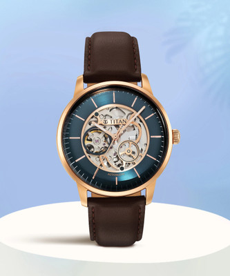 Titan Titan Mechanical Quartz Green Round Dial Men's Analog Watch / Analog Watch  - For Men
